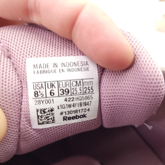 Reebok Zig Dynamic Zigtech Running Shoes Athletic Sneaker Lilac Purple Size 8.5 - Picture 8 of 9